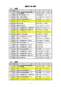 令和５年度 危険物取扱者保安講習 講習の日時･場所